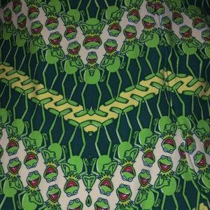 LuLaRoe LEGGINGS TC Kermit the Frog